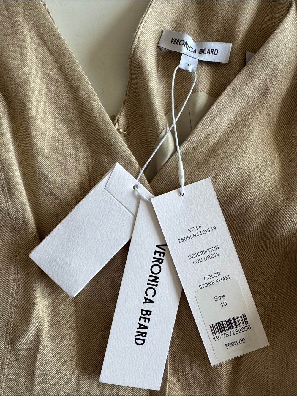 Veronica Beard Lou Pleated Midi Dress - Picture 15 of 15